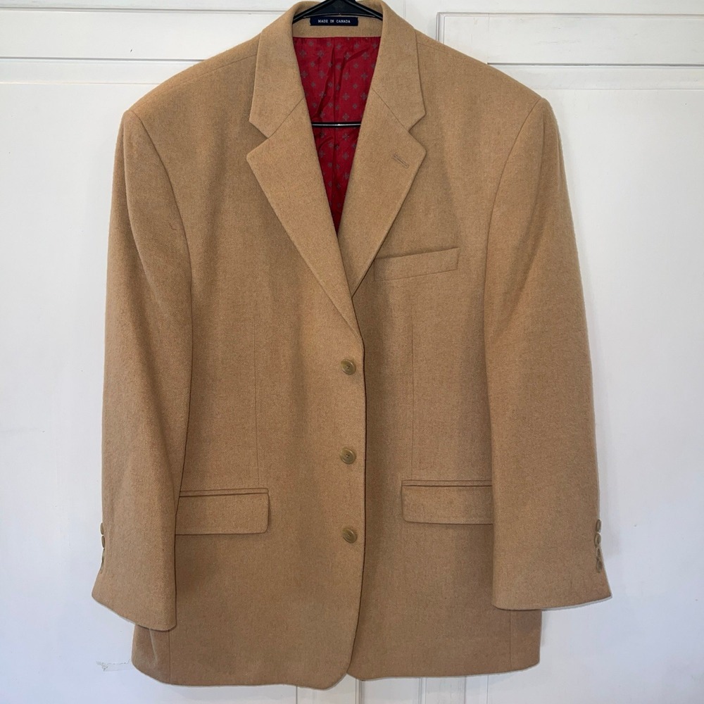 Ralph Lauren Tan Blazer with Red Lining